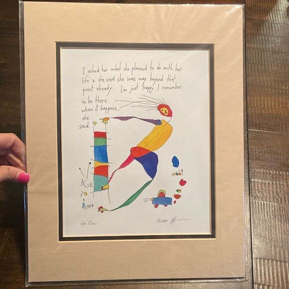 Story People Art for real people by Brian Andreas 11x14 matted - Picture 1 of 5